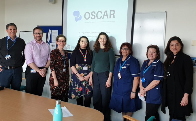 OSCAR team meet renal clinicians from Coventry and Warickshire Partnership Trust